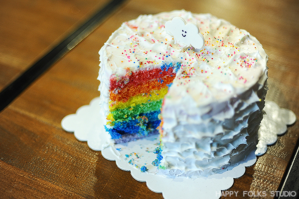 rainbow cake